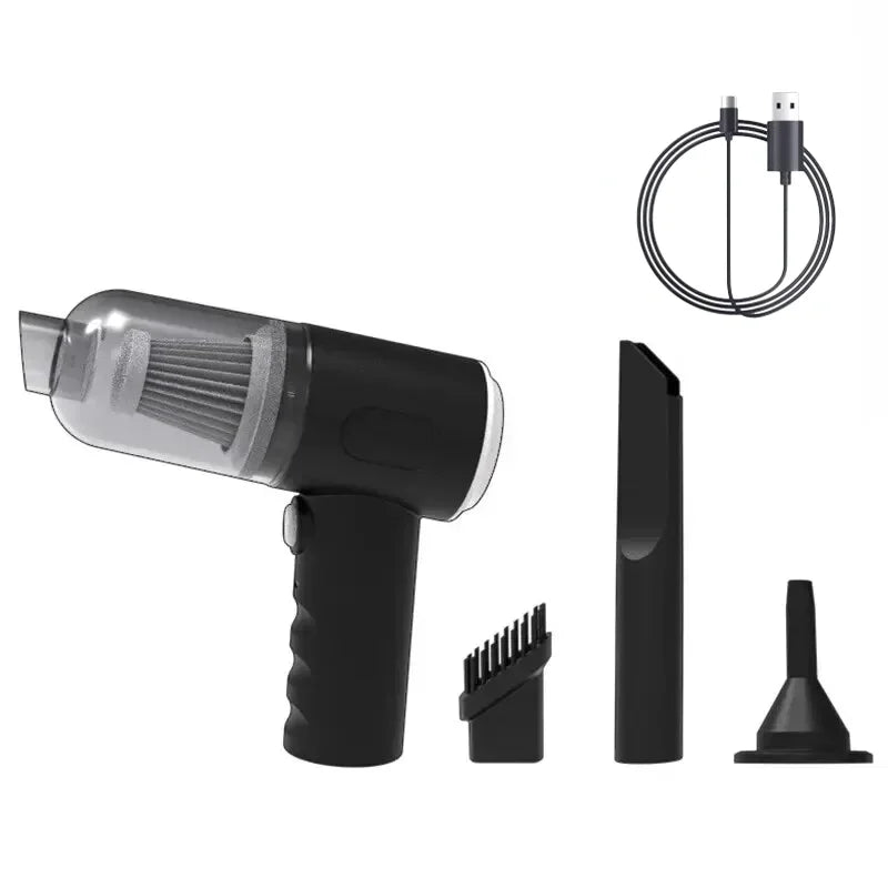 🚗 Aspirator Auto Portabil Fără Fir ✨ Putere mare de aspirare